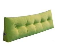 Triangular Wedge Pillow for Dormitory Sofa, Aesthetic Headboard Cushion, Removable & Washable, Green Reading Cushion, 31.5x7.87x19.6in, Ideal for Comfort & Support