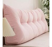 TrianguReading Pillows for Bed & Sofa Lumbar Support Backrest Cushions with Removable Cover Ideal for Daybed & Positioning (60×40×12cm)