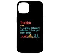 Triathlete An Athlete That Loves Swim Bike Running Triathlon Case for iPhone 13