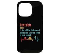 Triathlete An Athlete That Loves Swim Bike Running Triathlon Case for iPhone 13 Pro