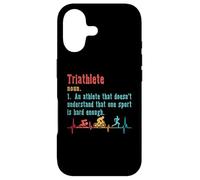 Triathlete An Athlete That Loves Swim Bike Running Triathlon Case for iPhone 17