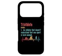 Triathlete An Athlete That Loves Swim Bike Running Triathlon Case for iPhone 17 Pro