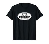 Triathlete Husband - Iron Tri Hubby Support Crew Inspired T-Shirt
