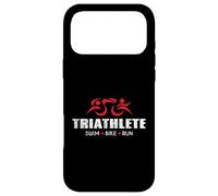 Triathlete Swim Bike Run Triathlon Endurance Athlete Design Case for iPhone 17 Pro Max