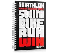 Triathlon and Running Training Diary - Triathlete's Journal - 16-Week Triathlon Training Log - A5 Swim Bike Run Planner / 160 Pages / Undated