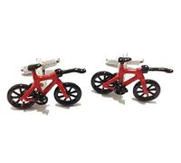 Triathlon Bicycle Bike Cufflinks in Gift Box Onyx-Art London CK870 sport