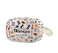 Triathlon Clear Makeup Bag Sport Lover Gift Triathlete Swim Cycle Run Gift Tri Farder Merch (Triathlete CBag EU)