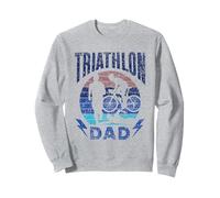 Triathlon Dad Triathlons Sports Triathlete Father Daddy Papa Sweatshirt