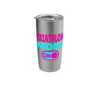 Triathlon Mode ON - Swim Bike Run Stainless Steel Insulated Tumbler