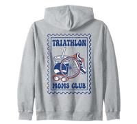 Triathlon Moms Club Vintage Zip Hoodie