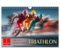 Triathlon - pushing boundaries UK-Version (Wall Calendar 2026 DIN A4 Landscape), CALVENDO 12 Month Wall Calendar
