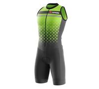 Triathlon Suit Men’s - Quick Dry, Breathable, Sleeveless TriSuit for Swimming, for Cycling Training Road Bike Top Cycling Clothing Pro Trisuit und Triathlon (TYP-8,L)