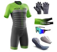 Triathlon Suit Men|Tri Suit|Trisuits|Men's Trisuit|Skinsuit|Designed by Athletes|Running Swimming Cycling skin suit|Mens Cycling Skinsuit Padded|High Density Cycling Mat| (TYP-16,L)