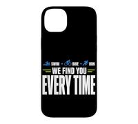 Triathlon Support Crew Swim Bike Run Race Day Support Case for iPhone 14 Plus