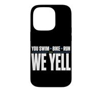 Triathlon Support Crew Swim Bike Run Race Day Support Case for iPhone 14 Pro