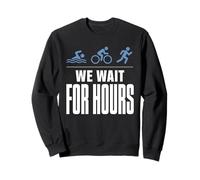 Triathlon Support Crew Swim Bike Run Race Day Support Sweatshirt