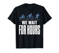 Triathlon Support Crew Swim Bike Run Race Day Support T-Shirt