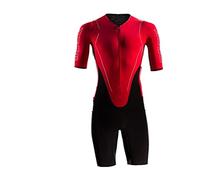 Triathlon Tri Suit - Men Trisuit Competitor Triathlon Short Sleeve Aero Tri Suit Triathlon Suit (Color : 5, Size : Large)