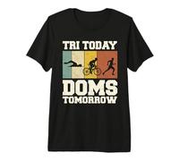 Triathlon Triathlete Swim Bike Run Premium T-Shirt