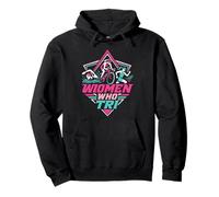 Triathlon WOMEN WHO TRI Triathletics Funny Triathlete Pullover Hoodie