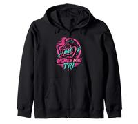 Triathlon WOMEN WHO TRI Triathletics Funny Triathlete Zip Hoodie
