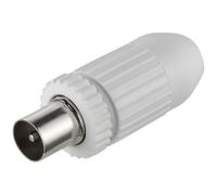 Triax 947 539-100 Coax Connector, IEC, 7.8mm Cable, 75 Ohm, Screw ...