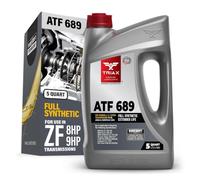 TRIAX ATF 689 Full Synthetic - For ZF 6HP, 8HP, 9HP Transmissions - Compatible with Jeep, Chrysler, Dodge RAM, Audi, BMW, Land Rover, Mercedes-Benz, Porsche & More (4.73 L/ 5 Quarts)