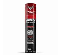 TRIAX Spheron HT Red Lithium Grease Cartridge - Super Heavy Duty Extreme Pressure Ultra Tacky Waterproof - High Temp > 204°C - For Bearings Joints 5th Wheel Suspension and Chassis