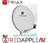 Triax TDS 80LG RAL Steel 80cm Light Grey Satellite Dish & Pole Mount