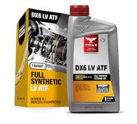TRIAX Transyn DEX VI Fully Synthetic Low Viscosity ATF - Compatible with GM Dexron VI - Honda/Acura DW-1 - Toyota WS - Most GM, Chrysler, Jeep Vehicles - 1 Quart (946 ml)