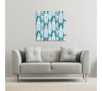 Tribal art animal (Canvas Print) / 101 x 101 x 4cm Benjamin Tate Design Natural One Size