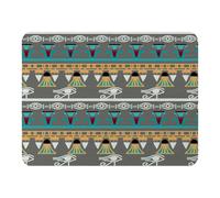 Tribal Art Egyptian Vintage Ethnic Silhouettes Blanket Benjamin Tate Design Natural 120cm x 150cm