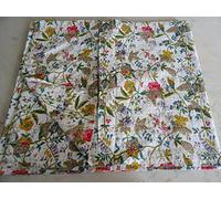 Tribal Asian Textiles Multicolor Paisley PARADISE Print King Size Kantha Quilt, Kantha Blanket, Bed Cover, King Kantha bedspread, Bohemian Bedding Kantha Size 90 Inch x 108 Inch 03