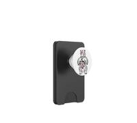 Tribal Bear Standing Red Black White Design PopSockets PopWallet for MagSafe