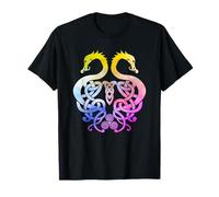 Tribal Celtic Dragon Shirt Nordic Mythical Cute Dragon Lover T-Shirt