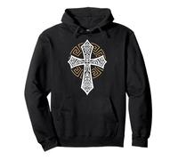 Tribal Cross Crucifix Religous Christian Catholic Pullover Hoodie