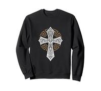 Tribal Cross Crucifix Religous Christian Catholic Sweatshirt