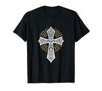 Tribal Cross Crucifix Religous Christian Catholic T-Shirt