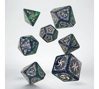 Tribal - Dice Set: Blue-Green & Beige