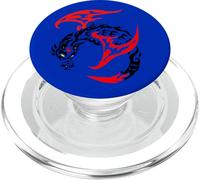Tribal Dragon Winged Creature Fantasy PopSockets PopGrip for MagSafe