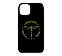 Tribal Dragonfly Attributes Totem Darning Green Case for iPhone 13