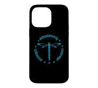 Tribal Dragonfly Attributes Totem Dashert Blue Case for iPhone 14 Pro Max