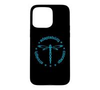 Tribal Dragonfly Attributes Totem Dashert Blue Case for iPhone 15 Pro Max