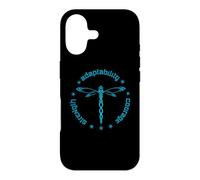 Tribal Dragonfly Attributes Totem Dashert Blue Case for iPhone 17