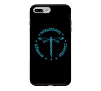 Tribal Dragonfly Attributes Totem Dashert Blue Case for iPhone 7 Plus/8 Plus