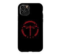 Tribal Dragonfly Attributes Totem Nomaden Red Case for iPhone 11 Pro