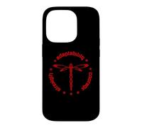 Tribal Dragonfly Attributes Totem Nomaden Red Case for iPhone 14 Pro