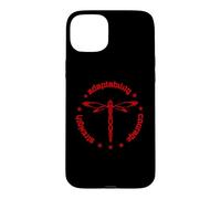 Tribal Dragonfly Attributes Totem Nomaden Red Case for iPhone 15 Plus