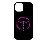 Tribal Dragonfly Attributes Totem Rosatish Pink Case for iPhone 14