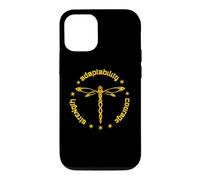 Tribal Dragonfly Attributes Totem Spiketail Yellow Case for iPhone 12/12 Pro